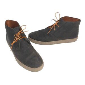 FRYE dark gray men's leather Chukka boots distressed look size 12